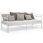 Telaio Divano Letto Estraibile Bianco in Metallo 90x200 cm Telaio Divano Letto Estraibile Bianco in Metallo 90x200 cm