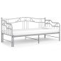 Telaio Divano Letto Estraibile Grigio in Metallo 90x200 cm Telaio Divano Letto Estraibile Grigio in Metallo 90x200 cm