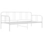 Divano Letto Bianco in Metallo 90x200 cm Divano Letto Bianco in Metallo 90x200 cm