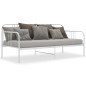 Divano Letto Bianco in Metallo 90x200 cm Divano Letto Bianco in Metallo 90x200 cm