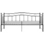 Telaio Divano Letto Estraibile Nero in Metallo 90x200 cm