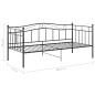 Telaio Divano Letto Nero in Metallo 90x200 cm Telaio Divano Letto Nero in Metallo 90x200 cm