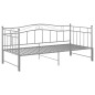 Telaio Divano Letto Estraibile Grigio in Metallo 90x200 cm Telaio Divano Letto Estraibile Grigio in Metallo 90x200 cm