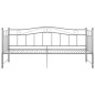 Telaio Divano Letto Estraibile Grigio in Metallo 90x200 cm Telaio Divano Letto Estraibile Grigio in Metallo 90x200 cm