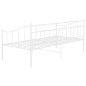 Telaio Divano Letto Bianco in Metallo 90x200 cm Telaio Divano Letto Bianco in Metallo 90x200 cm