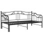 Telaio Divano Letto Estraibile Nero in Metallo 90x200 cm Telaio Divano Letto Estraibile Nero in Metallo 90x200 cm