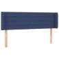 Testiera ad Orecchio Blu 147x16x78/88cm in Tessuto Testiera ad Orecchio Blu 147x16x78/88cm in Tessuto