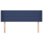 Testiera ad Orecchio Blu 147x16x78/88cm in Tessuto Testiera ad Orecchio Blu 147x16x78/88cm in Tessuto