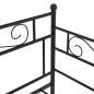 vidaXL Telaio Divano Letto Estraibile Nero in Metallo 90x200 cm vidaXL Telaio Divano Letto Estraibile Nero in Metallo 90x200 cm