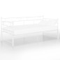Telaio Divano Letto Estraibile Bianco in Metallo 90x200 cm Telaio Divano Letto Estraibile Bianco in Metallo 90x200 cm