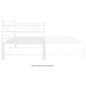 Telaio Divano Letto Estraibile Bianco in Metallo 90x200 cm Telaio Divano Letto Estraibile Bianco in Metallo 90x200 cm