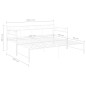 Telaio Divano Letto Estraibile Bianco in Metallo 90x200 cm Telaio Divano Letto Estraibile Bianco in Metallo 90x200 cm