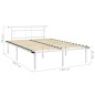 Giroletto Bianco in Metallo 140x200 cm Giroletto Bianco in Metallo 140x200 cm