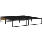 vidaXL Giroletto Nero in Metallo 160x200 cm vidaXL Giroletto Nero in Metallo 160x200 cm