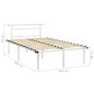 Giroletto Bianco in Metallo 120x200 cm Giroletto Bianco in Metallo 120x200 cm