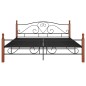 Giroletto Nero in Metallo 200x200 cm
