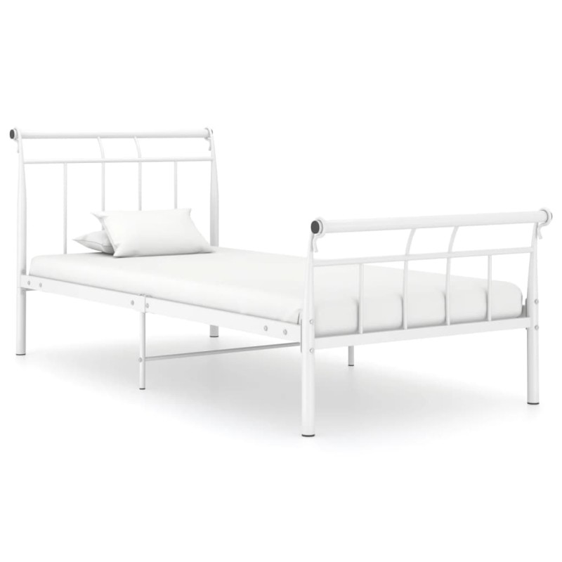 Giroletto Bianco in Metallo 90x200 cm Giroletto Bianco in Metallo 90x200 cm