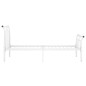 Giroletto Bianco in Metallo 90x200 cm Giroletto Bianco in Metallo 90x200 cm