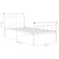 Giroletto Bianco in Metallo 90x200 cm Giroletto Bianco in Metallo 90x200 cm