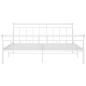 vidaXL Giroletto Bianco in Metallo 200x200 cm vidaXL Giroletto Bianco in Metallo 200x200 cm