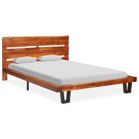 Giroletto con Bordi Vivi in Legno Massello di Acacia 120 cm