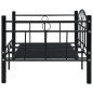 Telaio Divano Letto Nero in Metallo 90x200 cm Telaio Divano Letto Nero in Metallo 90x200 cm