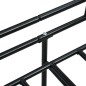 Telaio Divano Letto Nero in Metallo 90x200 cm Telaio Divano Letto Nero in Metallo 90x200 cm