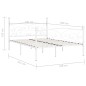 Giroletto con Doghe Bianco in Metallo 140x200 cm
