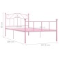 Giroletto Rosa in Metallo 100x200 cm