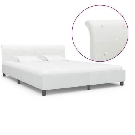 Giroletto Bianco in Similpelle 180x200 cm