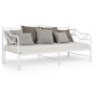 Telaio Divano Letto Estraibile Bianco in Metallo 90x200 cm