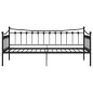 Telaio Divano Letto Nero in Metallo 90x200 cm Telaio Divano Letto Nero in Metallo 90x200 cm