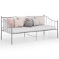 Telaio Divano Letto Grigio in Metallo 90x200 cm Telaio Divano Letto Grigio in Metallo 90x200 cm