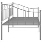 Telaio Divano Letto Grigio in Metallo 90x200 cm Telaio Divano Letto Grigio in Metallo 90x200 cm