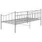 Telaio Divano Letto Grigio in Metallo 90x200 cm Telaio Divano Letto Grigio in Metallo 90x200 cm