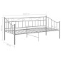 Telaio Divano Letto Grigio in Metallo 90x200 cm Telaio Divano Letto Grigio in Metallo 90x200 cm