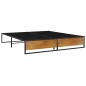 vidaXL Giroletto Nero in Metallo 140x200 cm