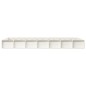 Giroletto Bianco 75x190 cm 2FT6 Small Single in Legno Massello Giroletto Bianco 75x190 cm 2FT6 Small Single in Legno Massello