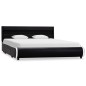 Giroletto con LED Nero in Similpelle 140x200 cm Giroletto con LED Nero in Similpelle 140x200 cm