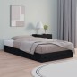 Giroletto Nero 90x190 cm 3FT Single in Legno Massello Giroletto Nero 90x190 cm 3FT Single in Legno Massello
