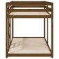 Letto a Castello Miele 90x190 cm in Legno Massello di Pino