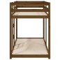 Letto a Castello Miele 75x190 cm in Legno Massello di Pino Letto a Castello Miele 75x190 cm in Legno Massello di Pino