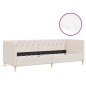 Dormeuse con Materasso Presa USB Crema in Tessuto 90x200 cm Dormeuse con Materasso Presa USB Crema in Tessuto 90x200 cm