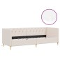 Dormeuse con Materasso Presa USB Crema in Tessuto 90x200 cm Dormeuse con Materasso Presa USB Crema in Tessuto 90x200 cm