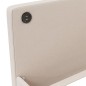Dormeuse con Materasso Presa USB Crema in Tessuto 90x200 cm Dormeuse con Materasso Presa USB Crema in Tessuto 90x200 cm