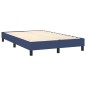 vidaXL Letto a Molle con Materasso e LED Blu 120x200cm in Tessuto vidaXL Letto a Molle con Materasso e LED Blu 120x200cm in Tessuto