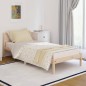 vidaXL Telaio Letto in Legno Massello di Pino 90x200 cm vidaXL Telaio Letto in Legno Massello di Pino 90x200 cm