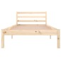 vidaXL Telaio Letto in Legno Massello di Pino 90x200 cm vidaXL Telaio Letto in Legno Massello di Pino 90x200 cm