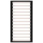 Giroletto Nero 75x190 cm 2FT6 Small Single in Legno Massello
