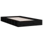 Giroletto Nero 120x190 cm 4FT Small Double in Legno Massello Giroletto Nero 120x190 cm 4FT Small Double in Legno Massello